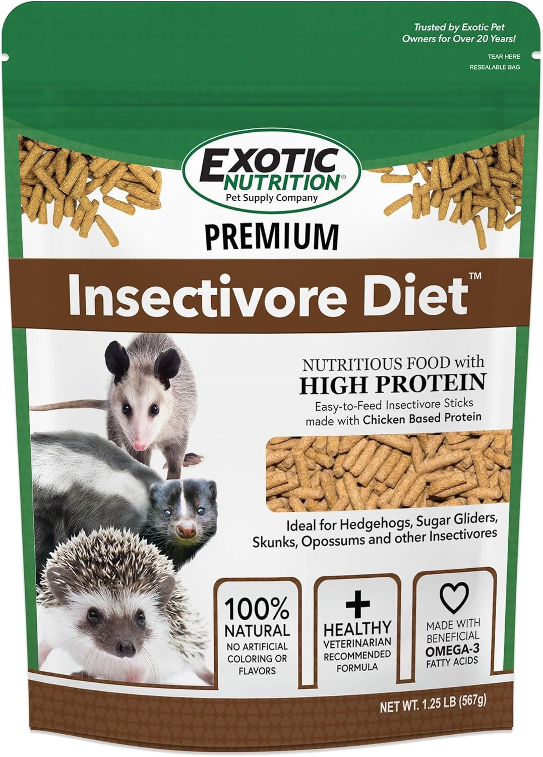 premium-insectivore-diet-1-25lb-healthy-nutritious-chicken-based-high-protein-pellet-diet-for-sugar-gliders-hedgehogs-opossums-skunks-other-insectivores
