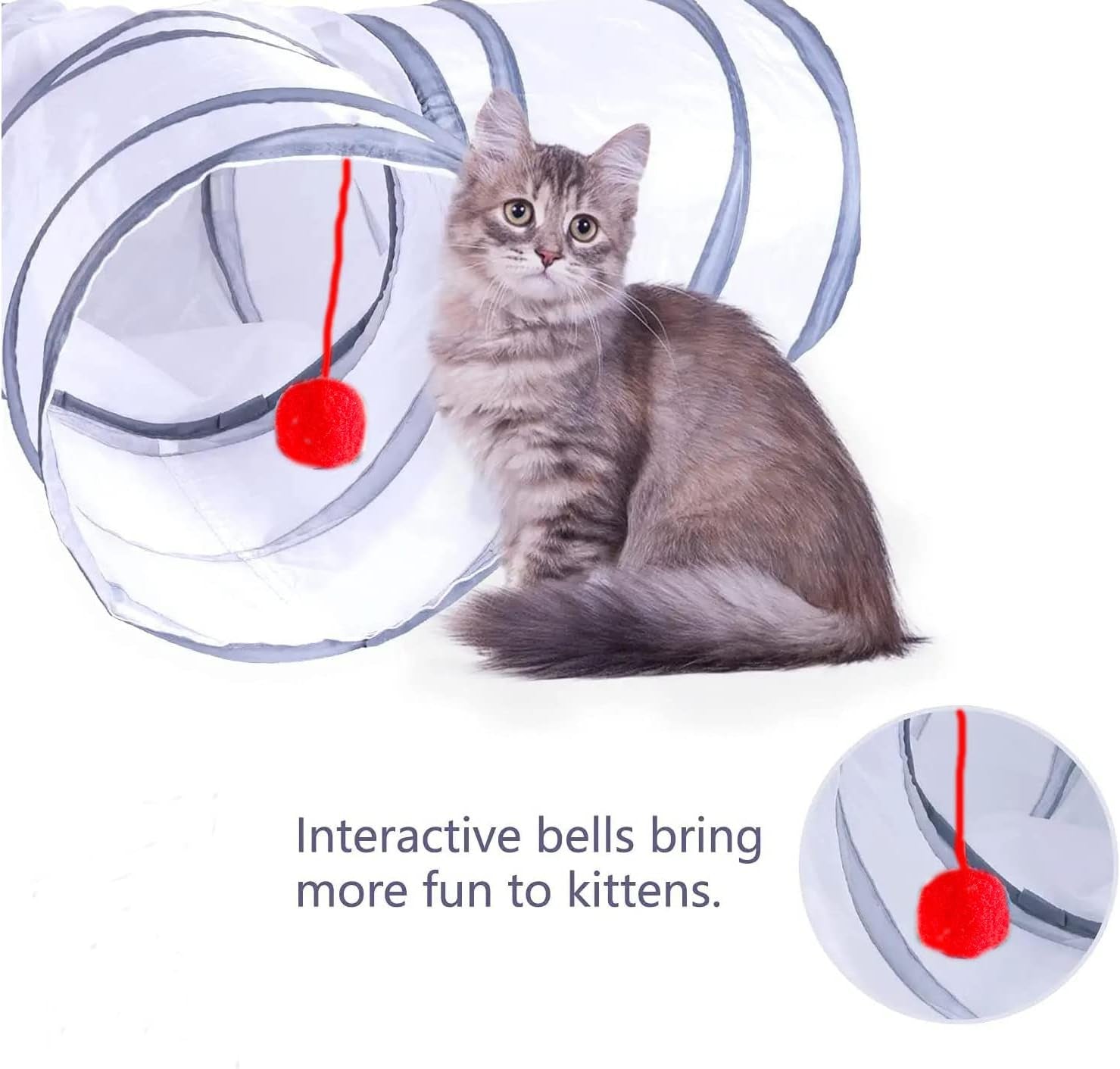 cat-tunnel-collapsible-tube-with-1-play-ball-toys-3-ways-tunnels-for-indoor-cats-puppy-kitty-kitten-rabbit-white-and-gray