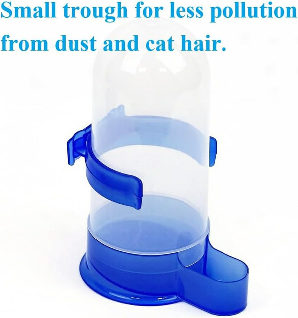 Cat Fountain Water Bowl Cat Water Feeder Dispenser Feed Cat Bowl Water Dish Cat Water Fountain + Cat Treats Lickable Spoon2