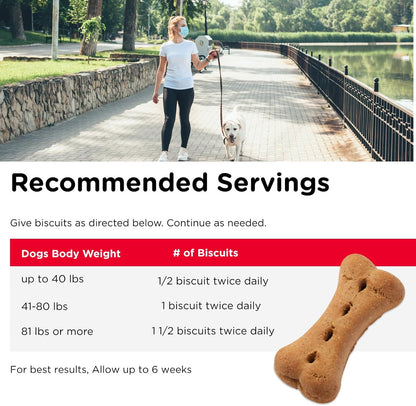 Nutri-Vet Hip & Joint Dog Biscuits, Dog Treats, 300Mg Glucosamine, 6 Lb Bag | Joint Supplement for Dogs, Hip & Joint Support, Functional Treats, Large Dog Biscuits, Chondroitin, Mobility Support5