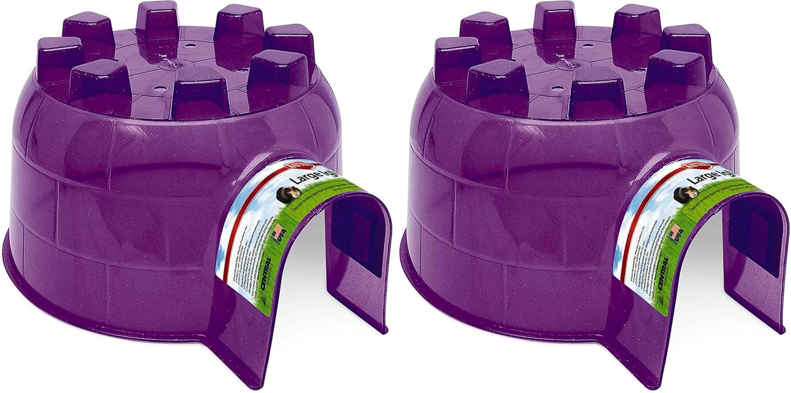 kaytee-igloo-habitat-hideout-for-pet-rabbits-ferrets-guinea-pigs-and-other-small-animals-giant