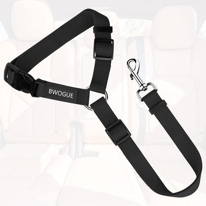 Adjustable Pet Seat Belt Restraint for Dogs and Cats - Vehicle Headrest Safety Harness (1 Pack)2
