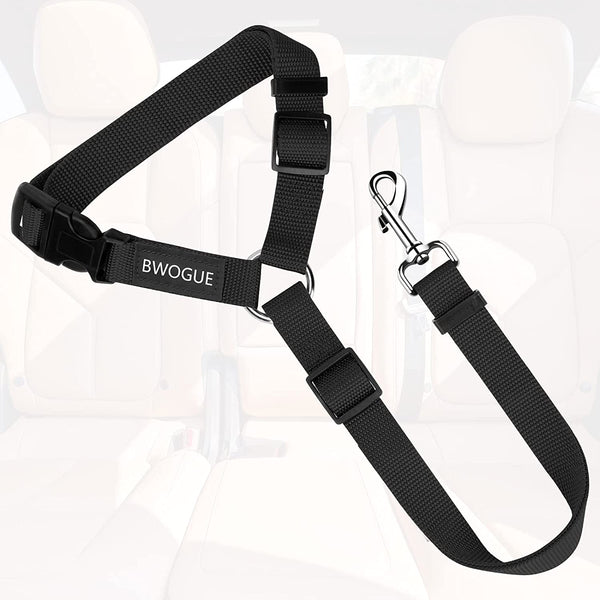 Adjustable Pet Seat Belt Restraint for Dogs and Cats - Vehicle Headrest Safety Harness (1 Pack)2