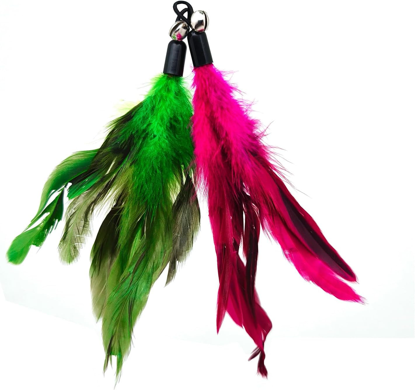 12-pack-cat-wand-feather-toy-refills-with-bells-natural-feather-replacement-for-interactive-teaser-toys-colorful-wand-attachments-durable-and-safe-cat-toy-accessories-for-exercise-and-play