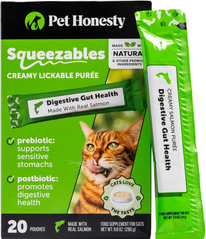 Cat Probiotics Crunchy Creamy Chews for Digestive Health - Cat Constipation + Occasional Diarrhea Relief - Daily Probiotics for Cats with Prebiotics Fiber Gut Flora Sensitive Stomach (30-Day Supply)11