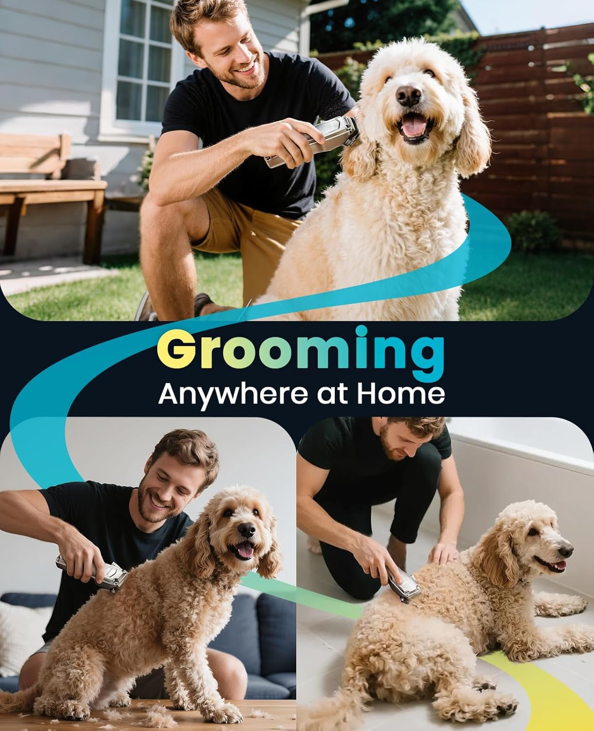 oneisall-pc18-dog-clippers-for-grooming-for-thick-coat-6800-rpm-high-speed-detachable-stainless-steel-blades-4-hours-of-battery-life-dog-shaver-for-thick-matted-knotted-hair