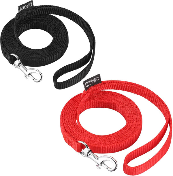 AMAGOOD 6 FT Puppy/Leash, Strong Traditional Style with Easy to Use Collar Hook, Great for Small, Medium and Large Dogs (5/8In X 6 Ft, Purple)45