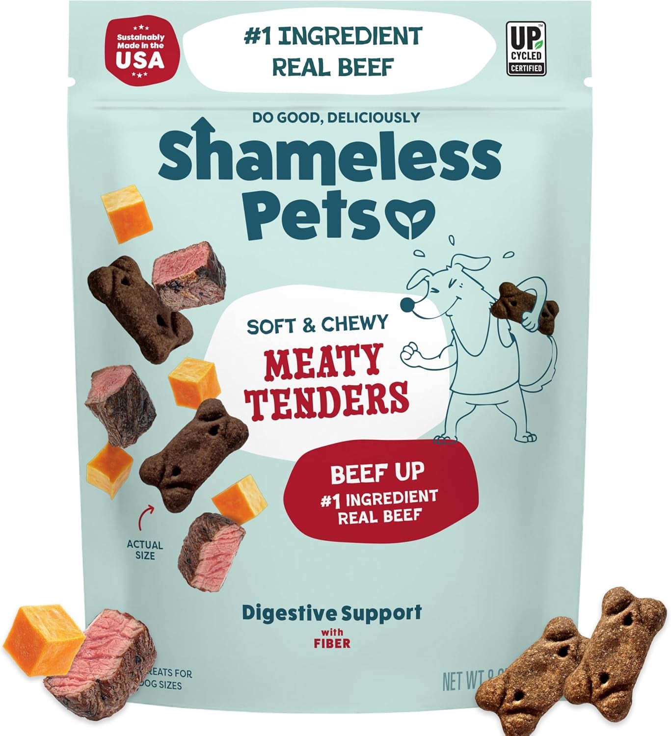 shameless-pets-soft-dog-treats-bacon-me-crazy-meaty-tenders-soft-chewy-treats-for-dogs-real-bacon-1st-ingredient-grain-free-healthy-treats-for-small-medium-large-dogs-8oz