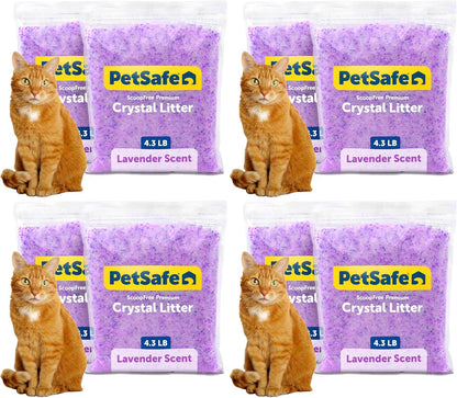 Petsafe Scoopfree Premium Crystal Litter, Fresh Scent, 4.3 Lb Bag, 2 Pack12