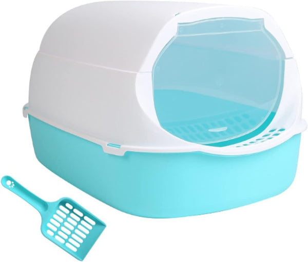 Dog Potty Training Toilet ﻿ Pet Supplies Closed Cat Litter Pan Detachable and Washable Folding Box Multifunctional Covered Toilet Sand Leaking Pedal Design(C)1