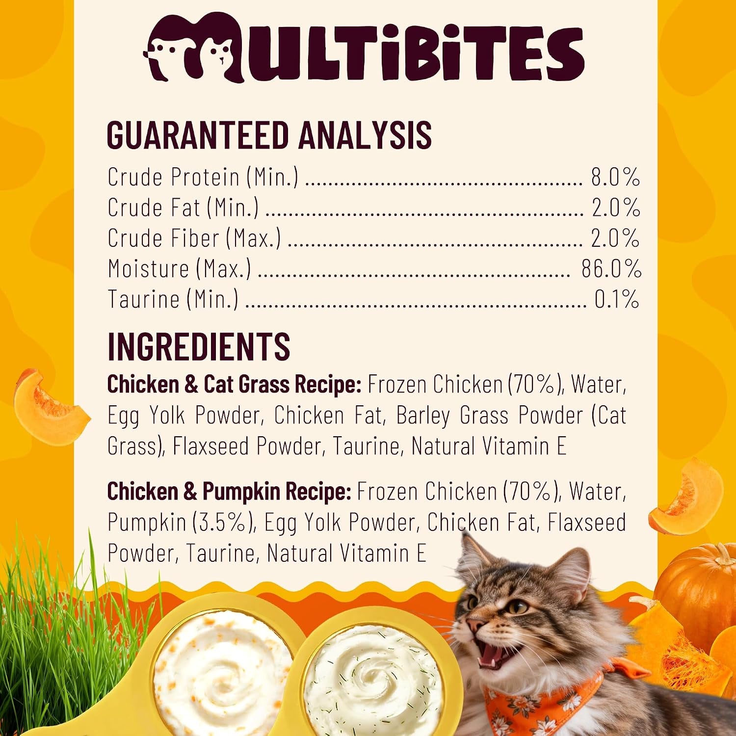 lickable-cat-treats-with-lick-up-spoons-healthy-wet-cat-snacks-for-digestive-support-grain-free-kitten-treats-with-taurine-vitamins-cat-grass-pumpkin-variety-pack-32-spoons