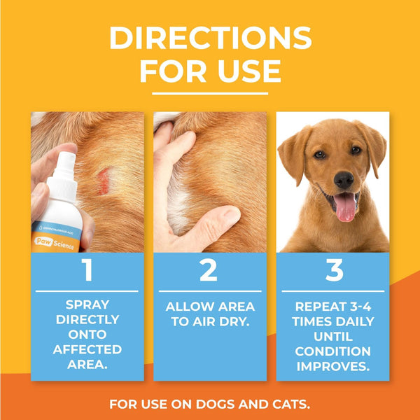 Skin & Wound Care Spray for Dogs & Cats – Lick-Safe Antiseptic Healing Aid, Itch Relief & Skin Repair Treatment for Hot Spots, Rashes, Cuts, Burns, & Irritation7