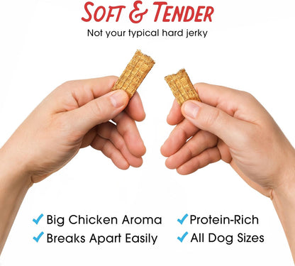 Farmland Traditions Filler Free Dogs Love Chicken Premium Jerky Treats for Dogs, 3 Lb. Bag6