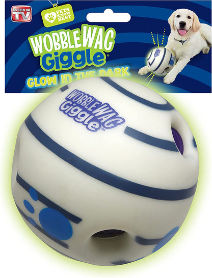 Wobble Wag Giggle Ball, Interactive Dog Toy, Fun Giggle Sounds When Rolled or Shaken, Pets Know Best, as Seen on TV11