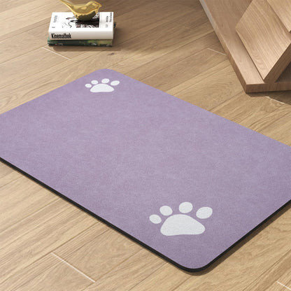 PADOOR Pet Feeding Mat-Absorbent Dog Mat for Food and Water Bowl-No Stains Easy Clean Dog Food Mat-Quick Dry Water Dispenser-Puppy Supplies Accessories17
