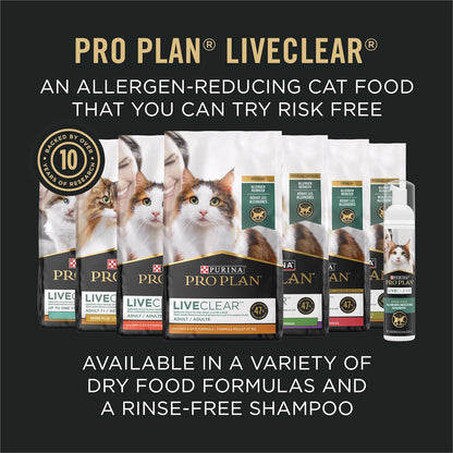 Purina Pro Plan Liveclear Cat Food Weight Management and Cat Allergen Reducer Chicken and Rice Formula - 5.5 Lb. Bag11