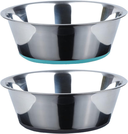 PEGGY11 Deep Stainless Steel Anti-Slip Dog Bowls - 2-Pack, 3 Cups10