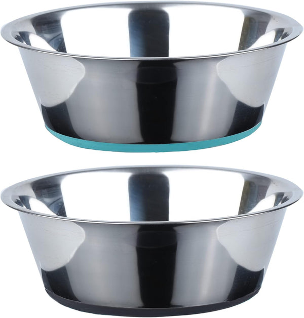 PEGGY11 Deep Stainless Steel Anti-Slip Dog Bowls - 2-Pack, 3 Cups10