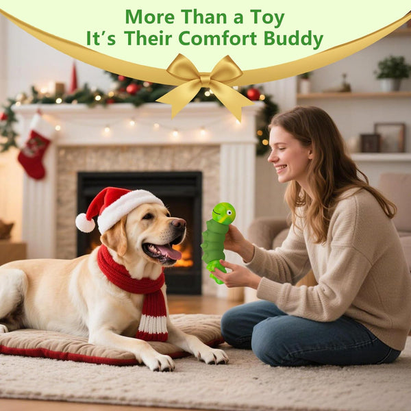 Indestructible Dog Toys for Aggressive Chewers, Tough Chew Proof Toy for Large Dogs, Squeaky Rubber Chew Toy with Beef Flavor for Boredom & Anxiety Relief (Green)2