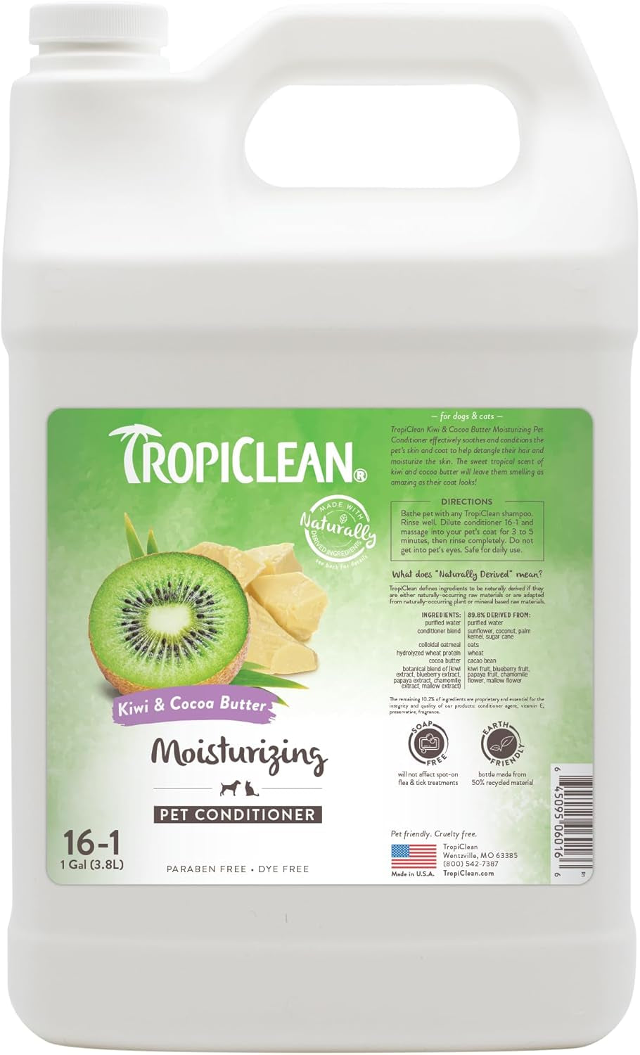 tropiclean-deshedding-dog-conditioner-reduces-shedding-softens-coat-puppy-safe-made-in-the-usa-lime-cocoa-butter-scent-20oz