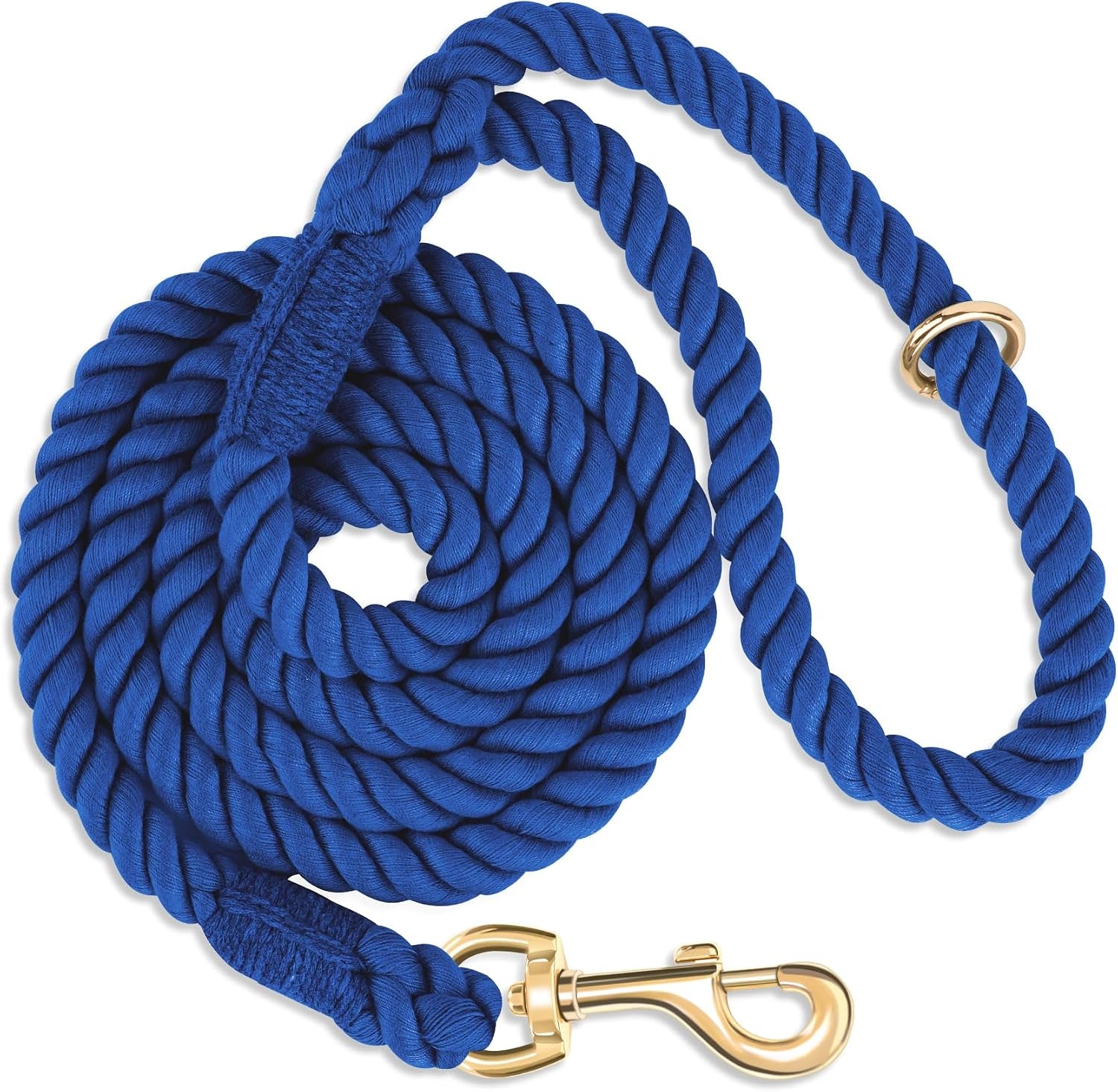 5-ft-handmade-rope-dog-leash-for-small-medium-and-large-dogs-soft-and-comfortable-grip-new-golden-heavy-duty-metal-clasp-colorful-macaron