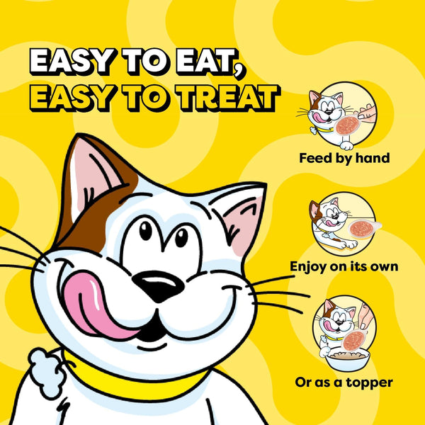 Temptations Lickable Spoons with Chunks Wet Cat Treats, Variety, 24 Count | Mess-Free Puree Spoon, Two Flavors per Spoon, Serve as Treat or Food Topper, Hand-Feed for Bonding, Portioned Serving5