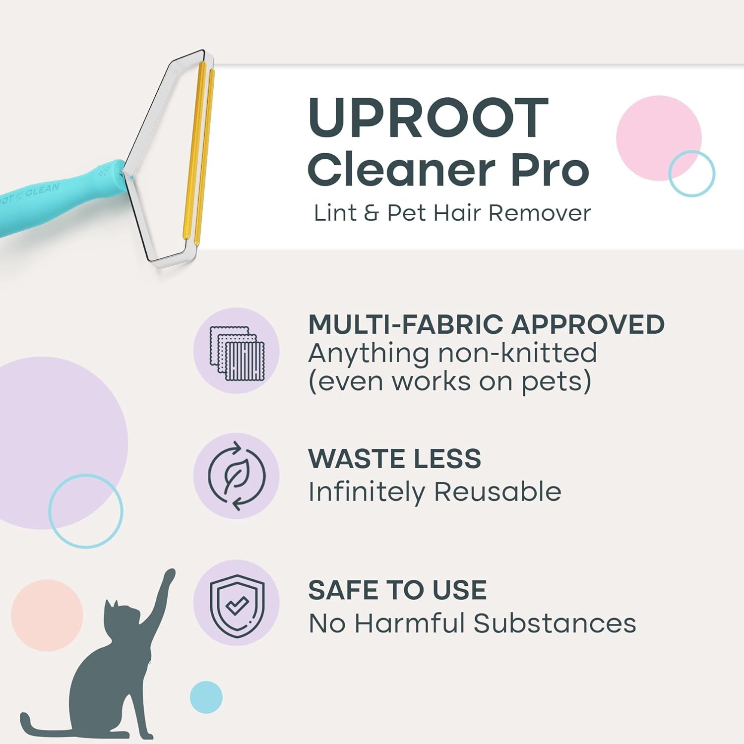 uproot-clean-pro-pet-hair-removal-tool-multi-fabric-edge-carpet-rake-reusable-special-dog-hair-remover-for-couch-pet-towers-rugs-cat-mats-and-trunks-much-more-patented-design