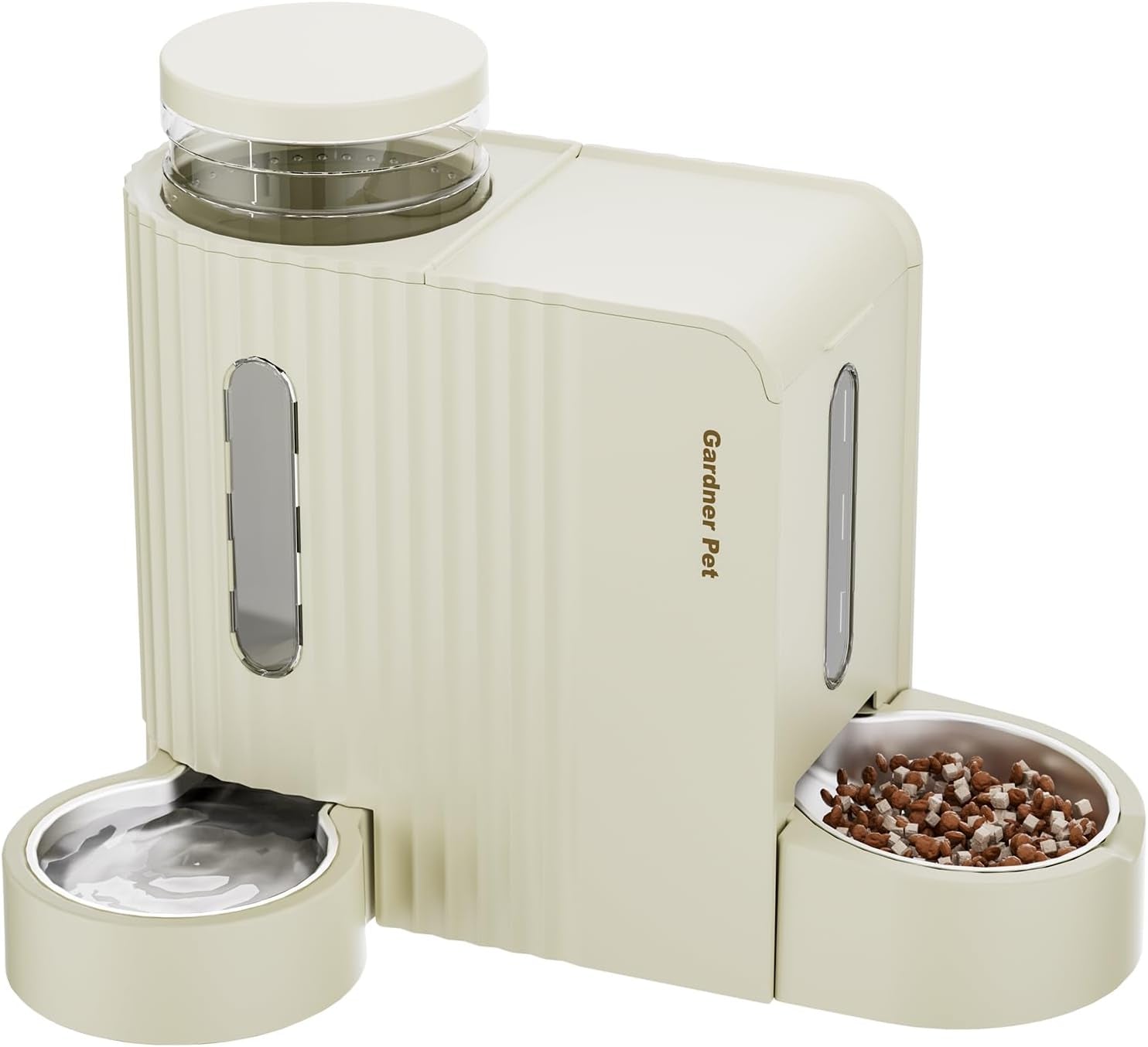 gardner-pet-automatic-gravity-pet-feeder-0-8-gallons-2-dog-feeder-and-water-dispenser-set-100-bpa-free-2-in-1-gravity-feeder-with-stainless-steel-bowl-for-dogs-cats-rabbits-puppies-green