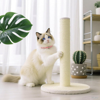4 PCS M8 15.7 X 2.75 Inch Cat Scratching Post Replacement, Sisal Pole Cat Tree Replacement Post with Screws, Refill Scratcher Posts for Indoor Kitten Tree Tower Spare Cats Furniture Protector3