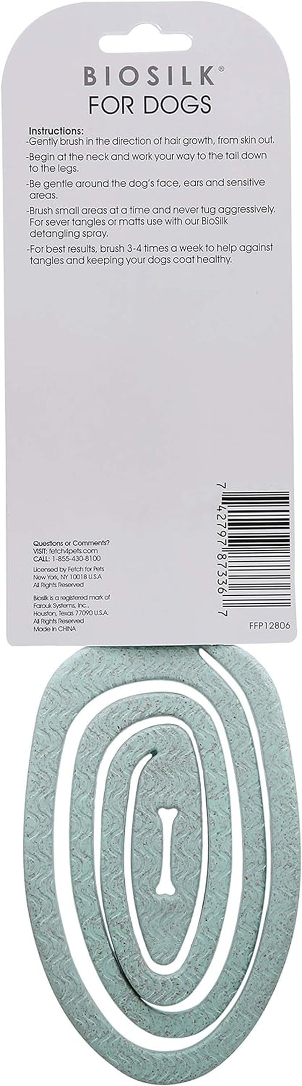 Biosilk for Pets Eco Friendly Detangling Pin Brush for Dogs, Gentle Dog Grooming Brush Designed to Help Remove Knots and Tangles and Support Healthy Coats for All Dogs | Gentle Grooming Brush Removes Knots and Tangles; Supports Healthy Coats for All Dog Breeds3