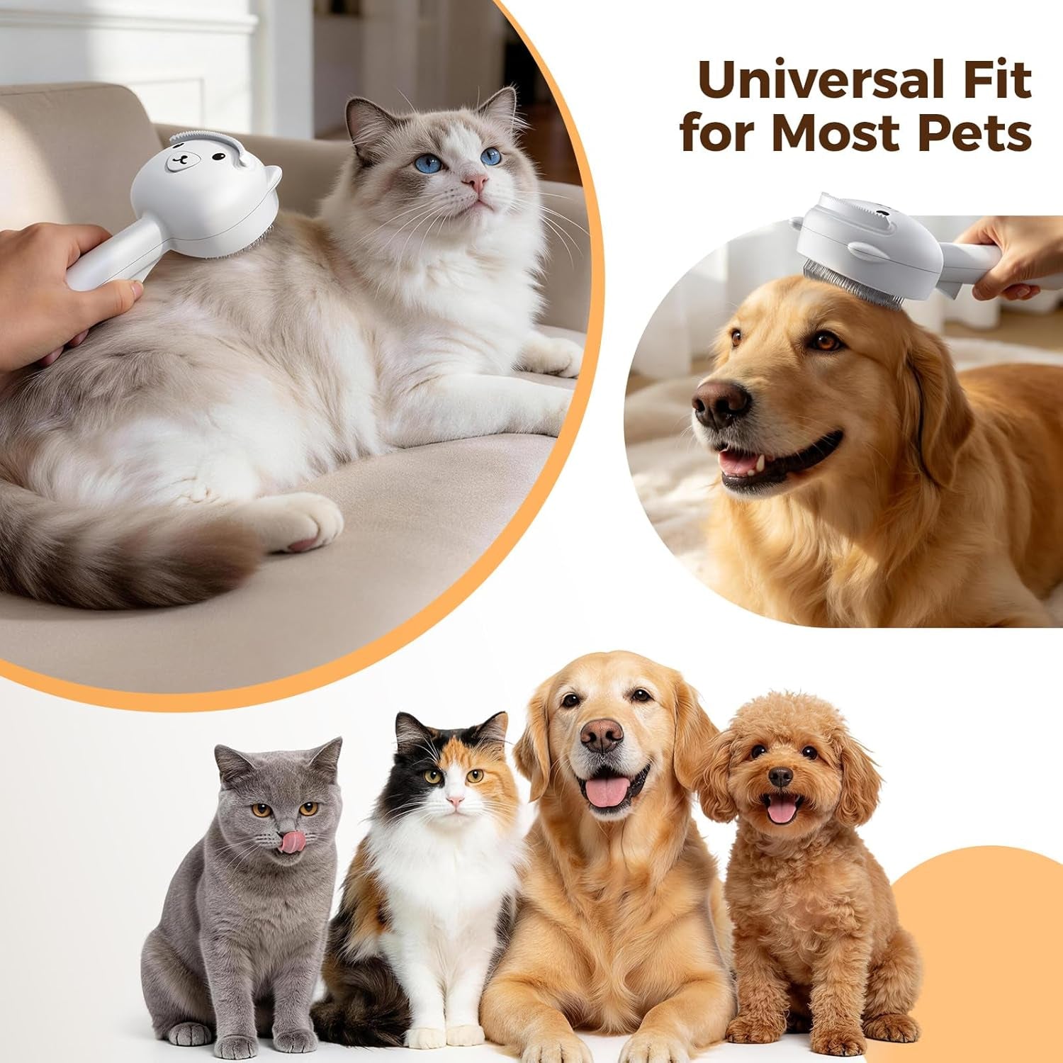 self-cleaning-shedding-steam-cat-brush-silicone-scraper-included-dog-brush-primecat-cat-brushes-for-shedding-usb-rechargeable-for-grooming-haired-pets-dogs-cats-white