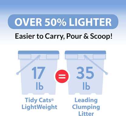 Purina Tidy Cats Light Weight, Low Dust, Clumping Cat Litter, Lightweight Glade Clear Springs Multi Cat Litter - 6 Lb. Jug5