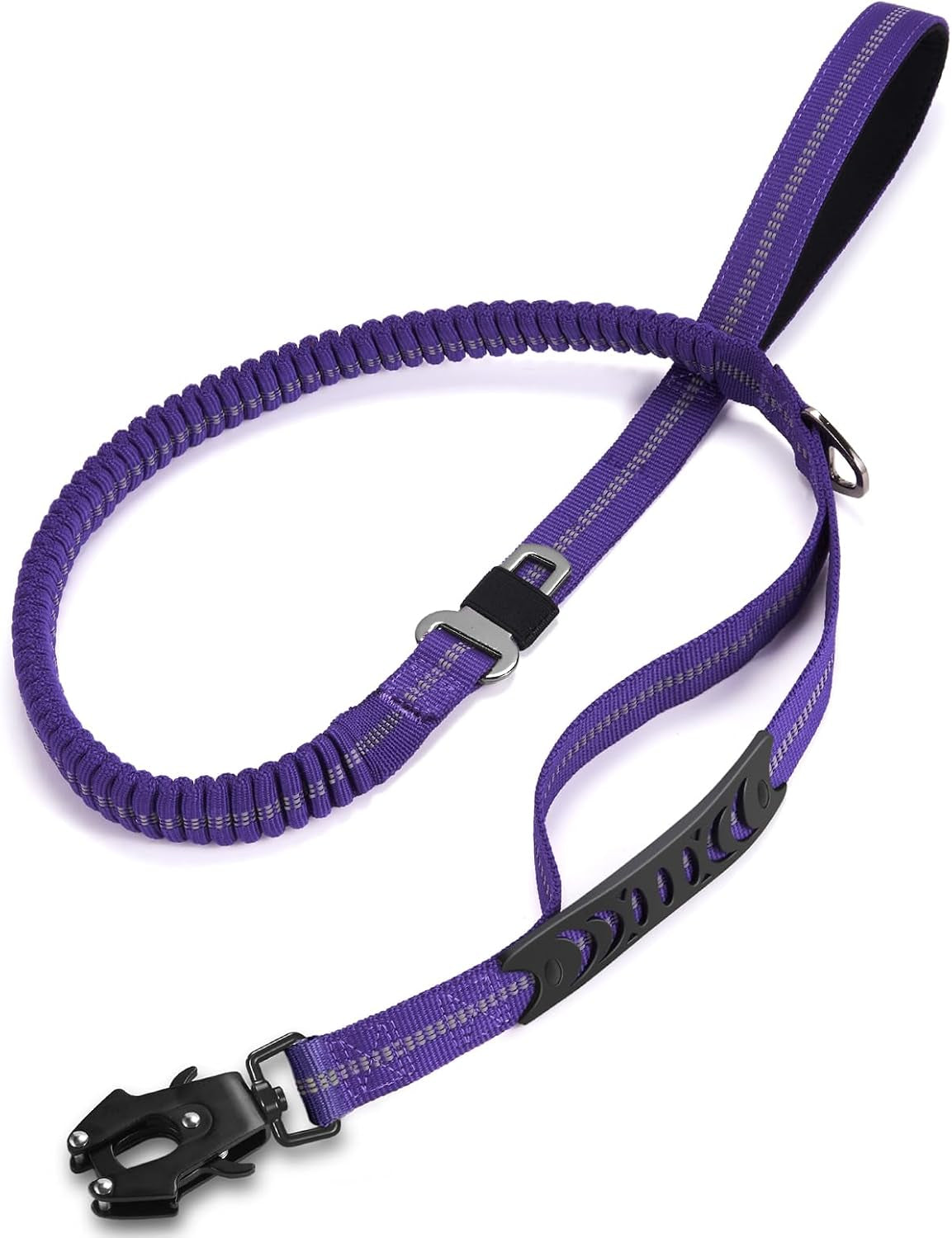 tinmarda-heavy-duty-dog-leash-with-2-padded-handles-advanced-easy-metal-clip-4-6ft-shock-absorbing-no-pull-dog-leashes-for-medium-large-dogs-that-pull-army-green
