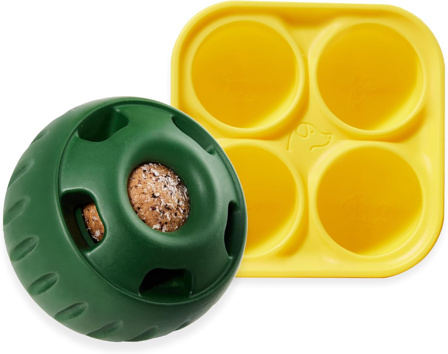 woof-pupsicle-dog-treat-toy-with-silicone-treat-tray-for-dogs-10-25-lbs-pupsicle-toy-for-small-dogs-silicone-treat-tray-homemade-frozen-treats-easy-fill-design-low-mess-play