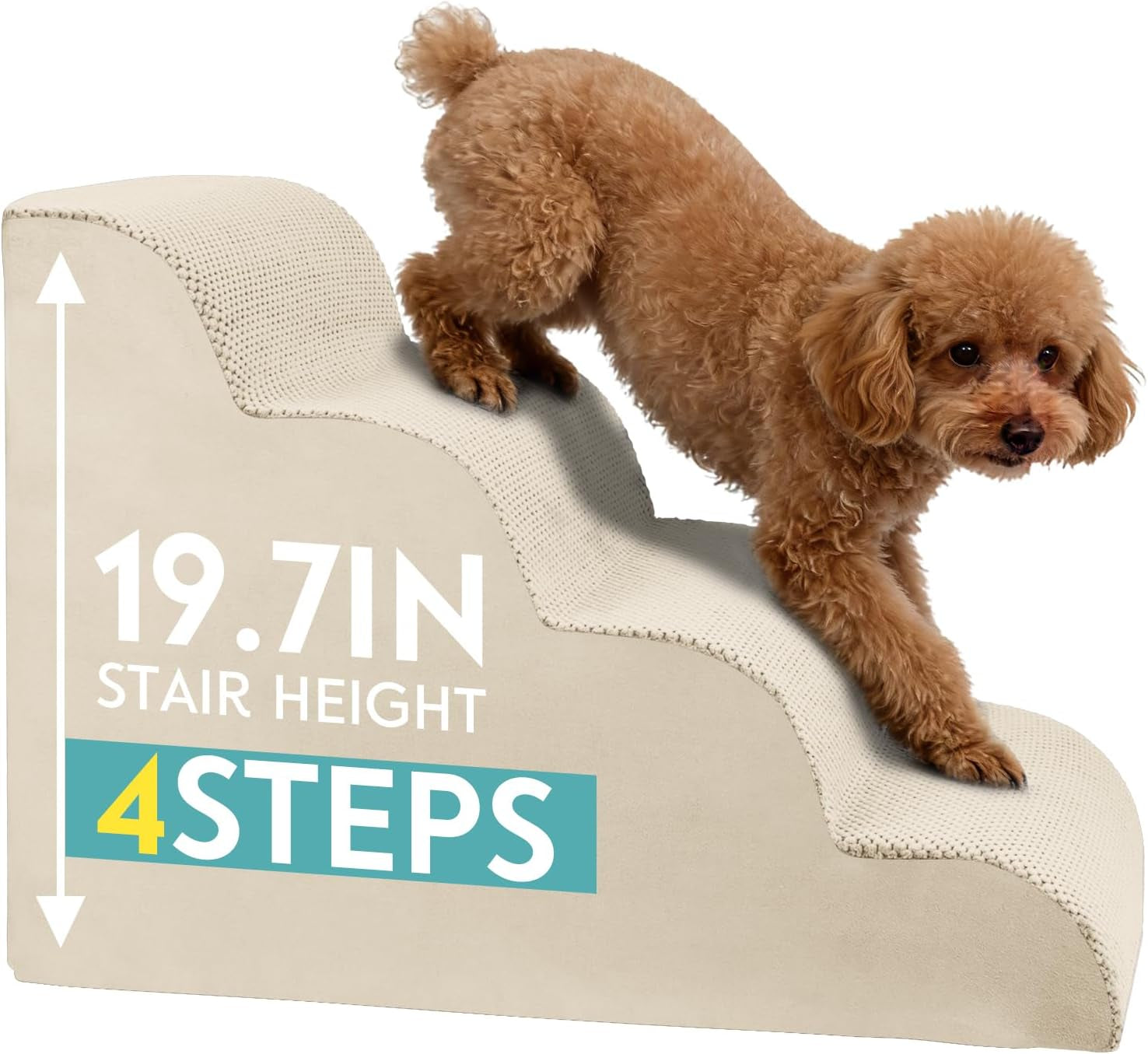 dog-stairs-for-small-dogs-19-7-h-pet-stairs-4-steps-ramp-for-puppy-older-cat-stairs-with-whole-30d-high-density-foam-corduroy-fabric-non-slip-bottom-dog-steps-for-bed-and-couch-grey-4-step