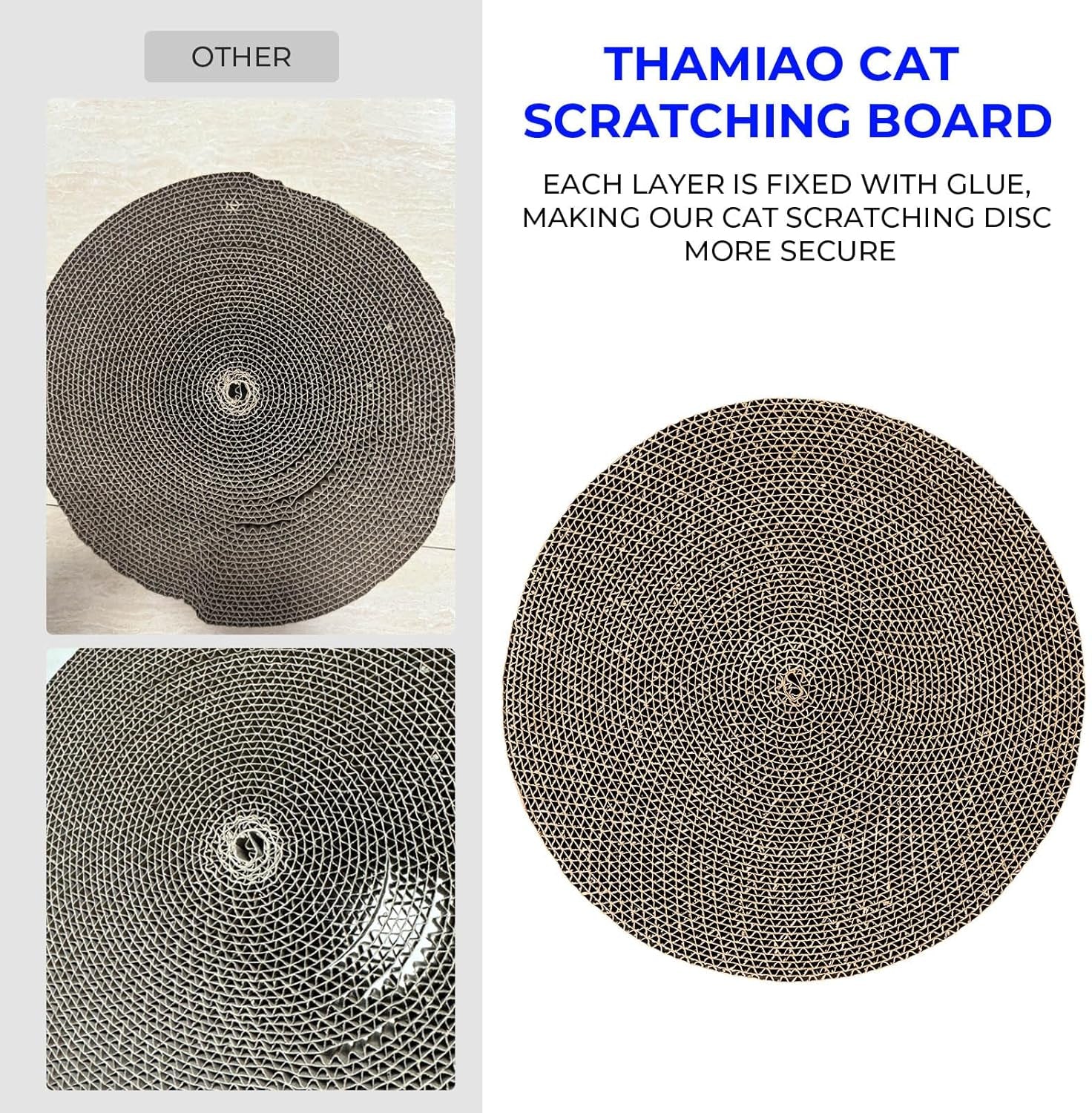 round-cat-scratcher-refill-10-inch-diameter-7-8-inch-thickness-cardboard-cat-scratcher-scratching-board-replacement-pads-2pcs-for-indoor-cats