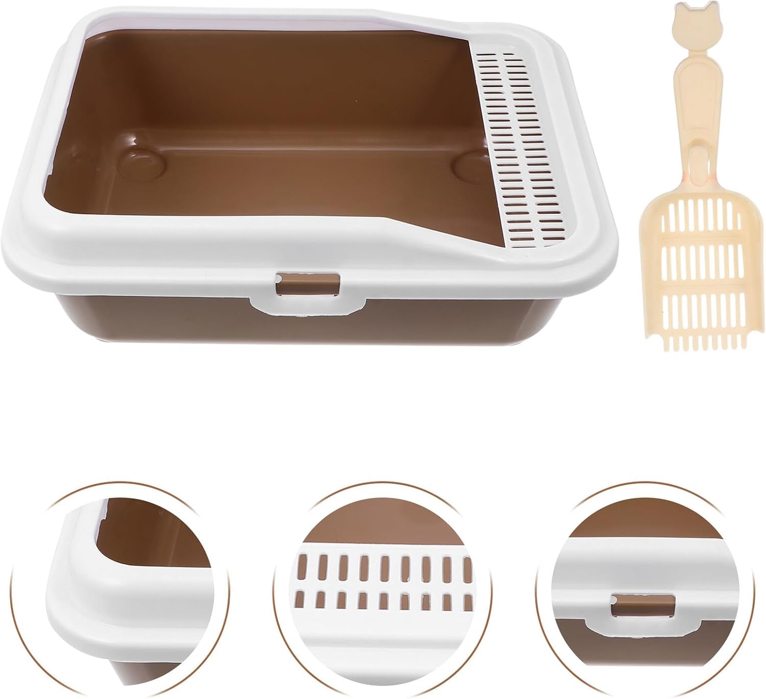 milisten-cat-litter-box-with-scoop-splash-proof-kitten-litter-pan-medium-square-plastic-cat-toilet-and-pet-housebreaking