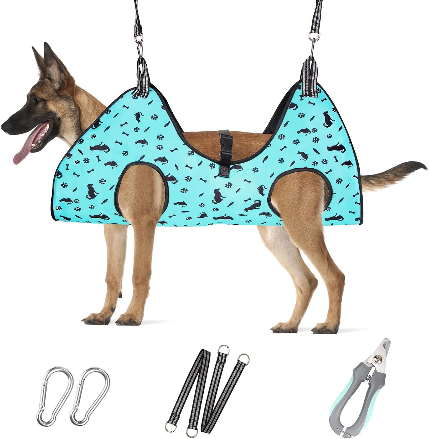 ateson-pet-grooming-hammock-with-nail-clippers-nail-trimmers-grooming-scissors-dog-grooming-harness-for-nail-trimming-pet-grooming-sling-helper