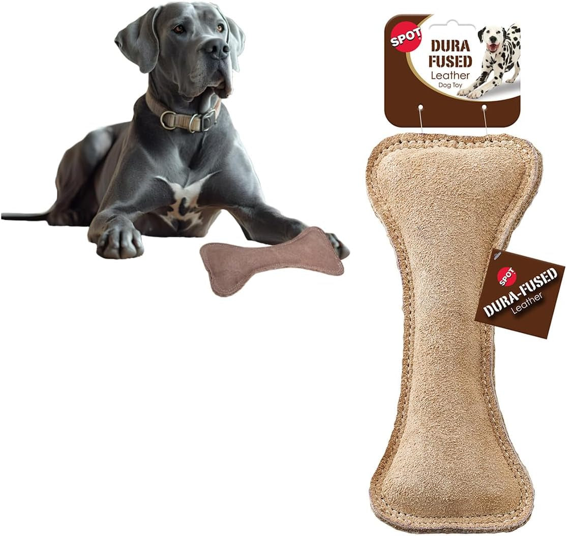 spot-dura-fused-leather-squirrel-dog-toy-real-leather-jute-fabric-double-stitched-durable-soft-stuffed-squeaky-interactive-chew-toy-for-moderate-chewers-small-medium-dogs-8in