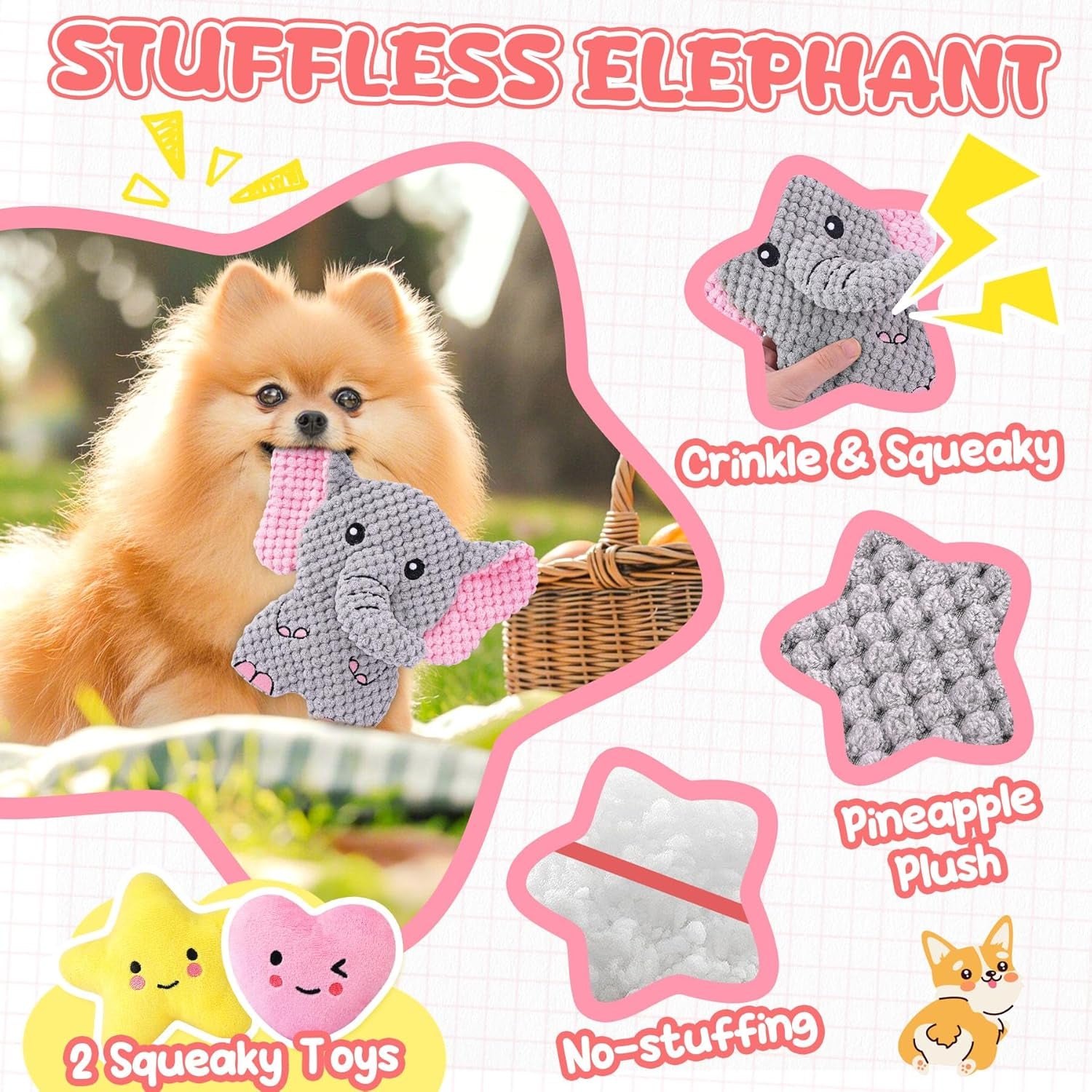 xiugoal-pink-puppy-toys-9-pack-puppy-chew-toys-for-teething-enrichment-dog-toys-for-small-dogs-to-keep-them-busy-squeaky-plush-toy-for-boredom