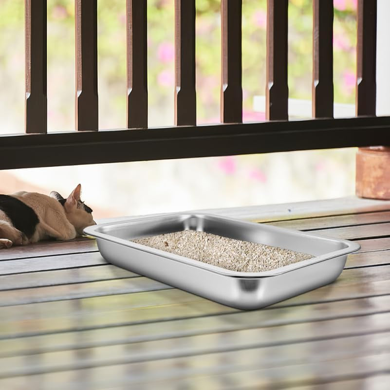 inoomp-stainless-steel-cat-litter-box-open-design-large-metal-litter-pan-easy-to-clean-portable-kitten-tray-for-cats-and-small-pets