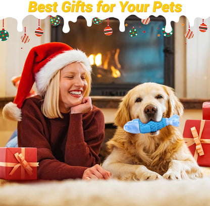 Wintour Tough Dog Toys for Aggressive Chewers, Indestructible Dog Chewers for Medium & Large Breeds, Squeaky Durable Chew Toys to Keep Them Busy, Reduce Boredom, Teeth Cleaning, Bacon Flavor7