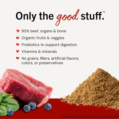 Stella & Chewy'S Freeze-Dried Raw Marie’S Magical Dinner Dust - - Premium Beef Dog Food Topper with Organic Fruits & Vegetables - Perfect for Picky Eaters - 7Oz3