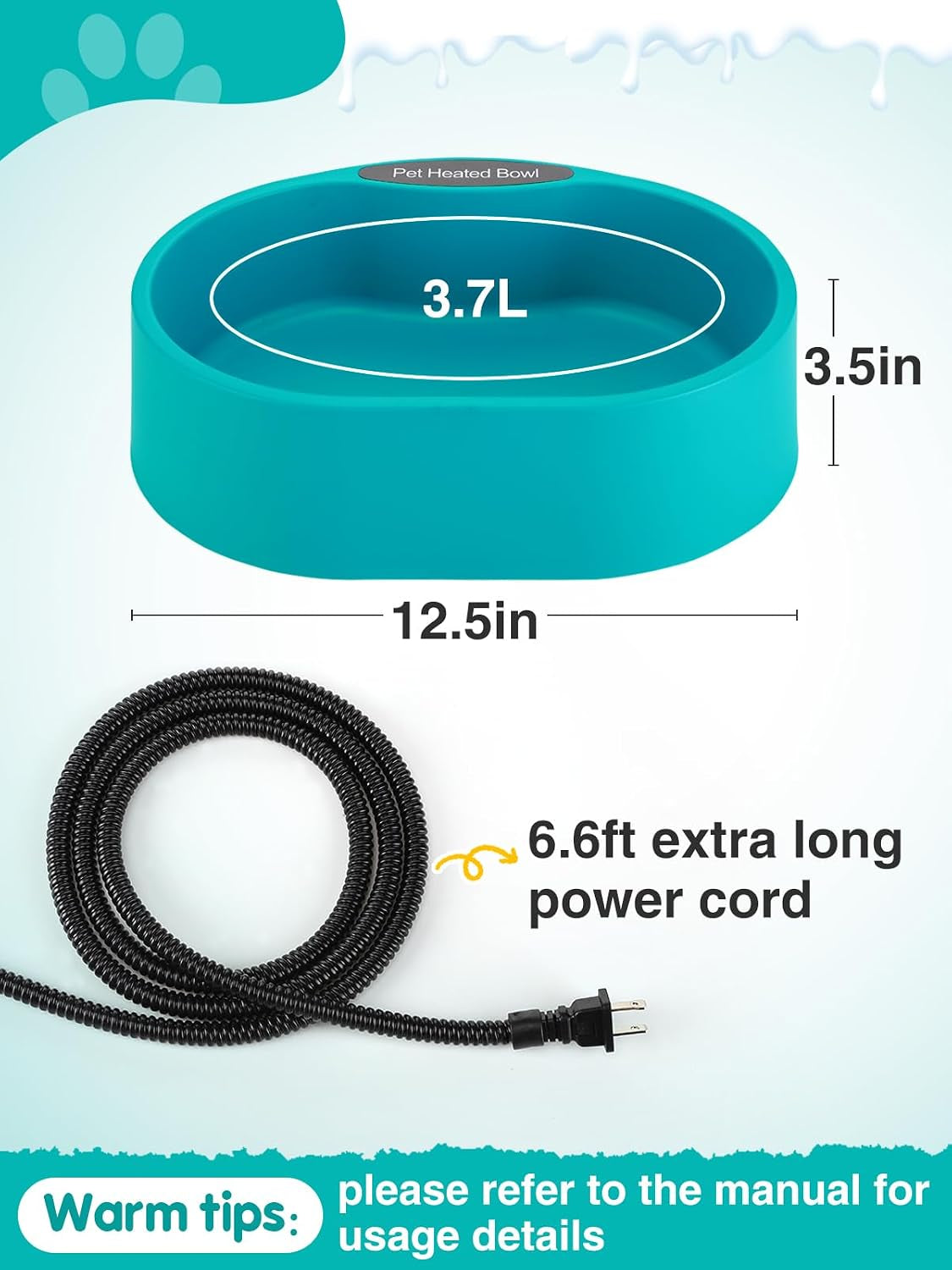 3-7l-heated-water-bowl-for-outdoor-dogs-cats-30w-thermostatic-control-heating-pet-bowl-with-6-6ft-bite-proof-cord-for-winter-chickens