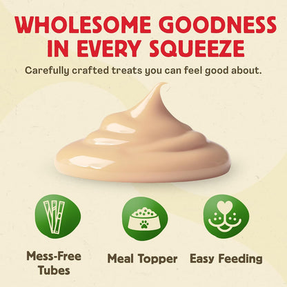 Catworx by Chewmasters Purrfect Squeeze Lickable Soft Cat Treats - 54 Pack | Creamy Purée Squeeze Tubes for Kittens and Adult Cats - Hand Feeding Snack or Food Topper - Training Reward, 0.53 Ounce3