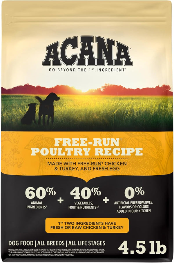 ACANA Grain Free Dry Dog Food Red Meat Recipe 25Lb. Bag | Freeze Dried, Grain Free, High Protein, Made in the USA, Omega-3 Fatty Acids, Digestive Health, Global Quality Ingredients18