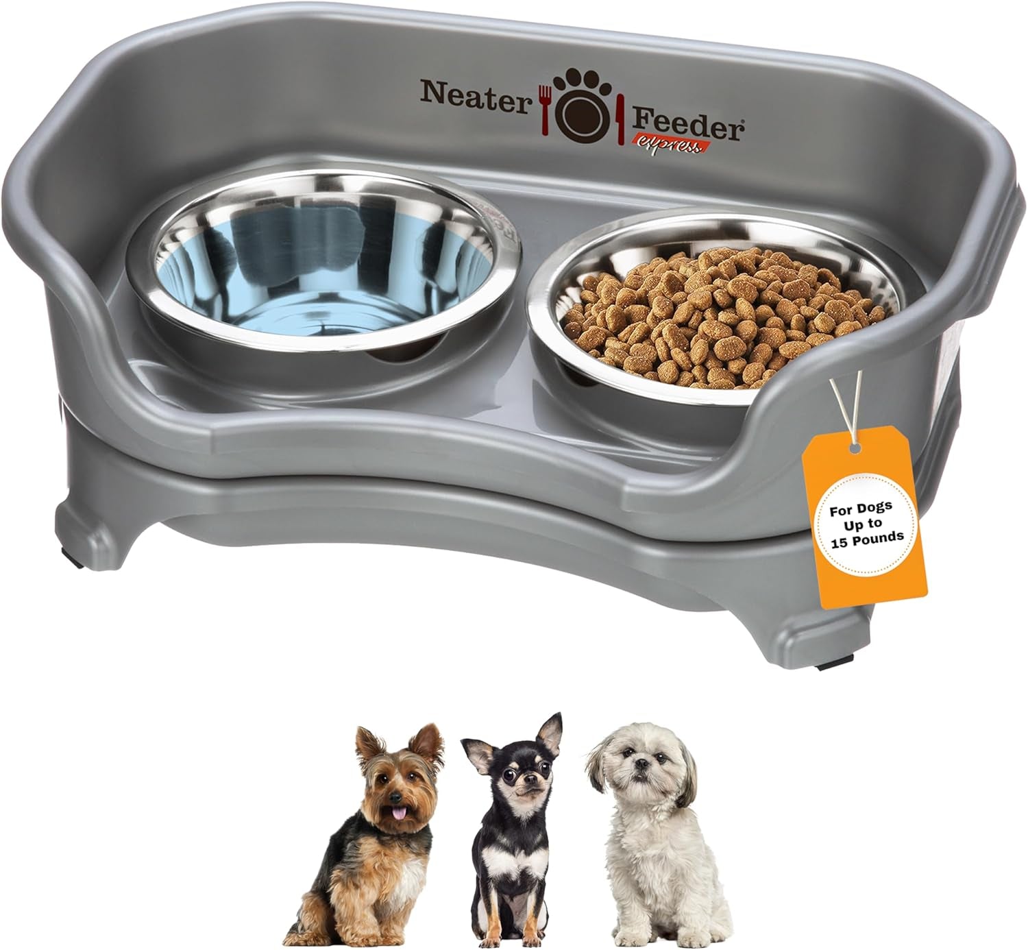 neater-feeder-express-mess-proof-dog-bowls-elevated-for-small-breeds-under-15-lb-made-in-usa-no-spill-raised-dog-food-bowl-stand-stainless-steel-food-and-water-bowl-set-feeding-station-cappuccino