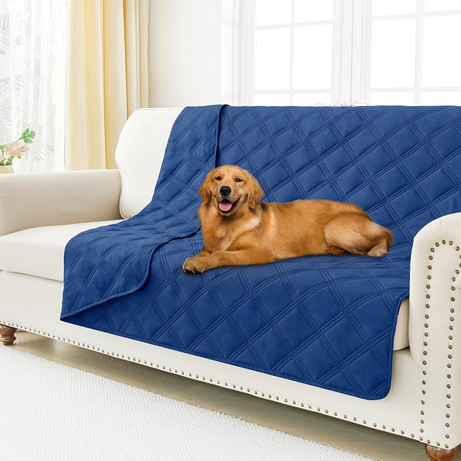 smiry-waterproof-dog-bed-cover-blanket-reversible-pet-blanket-soft-reversible-washable-leakproof-cats-dogs-couch-cover-for-sofa-couch-furniture-30x70-inch