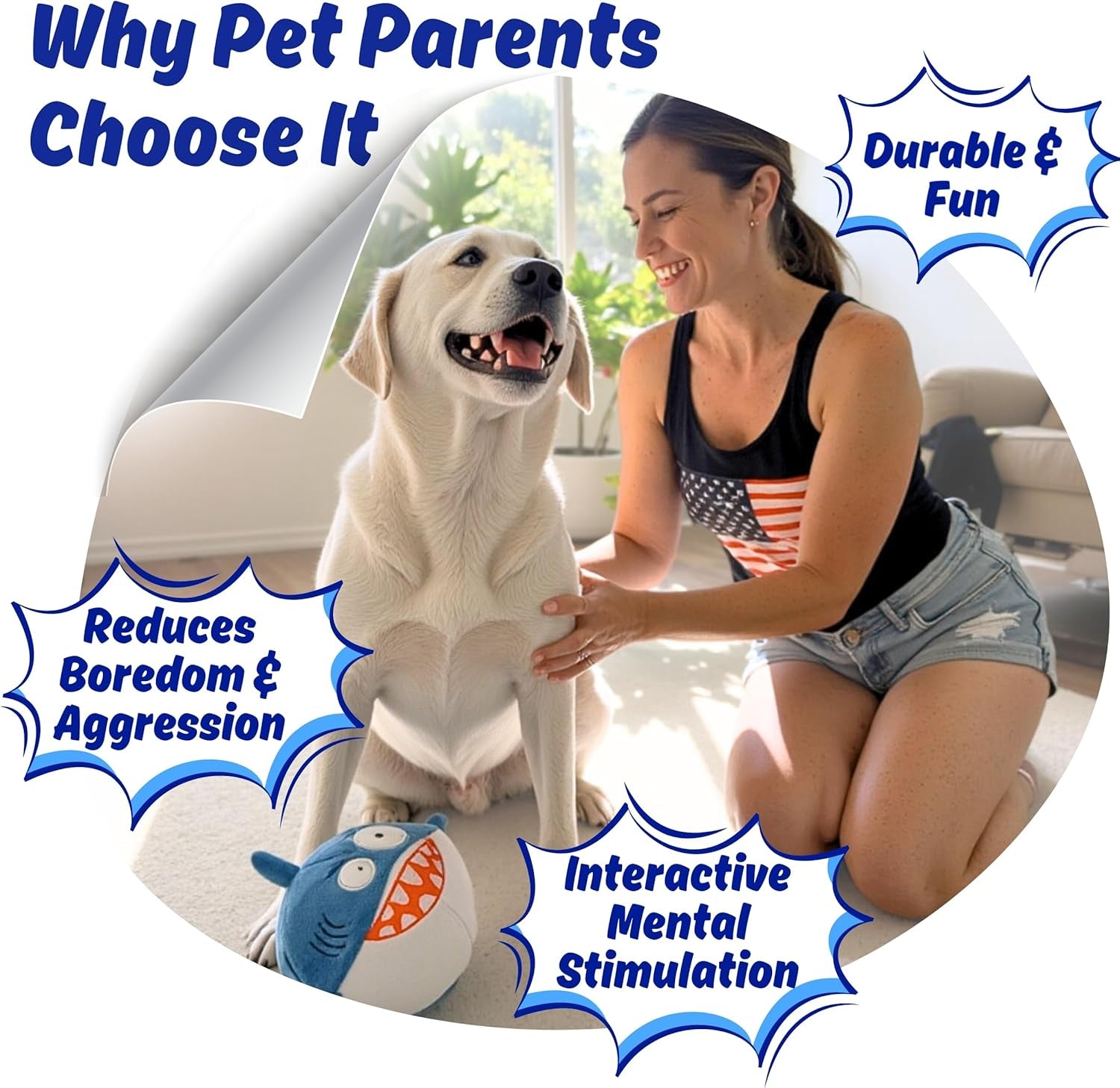 sharky-3-in-1-plush-shark-dog-chew-toy-with-squeaky-ball-inside-for-aggressive-chewers-super-interactive-no-stuffing-strong-tough-heavy-durable-birthday-gift-box-for-small-large-breed