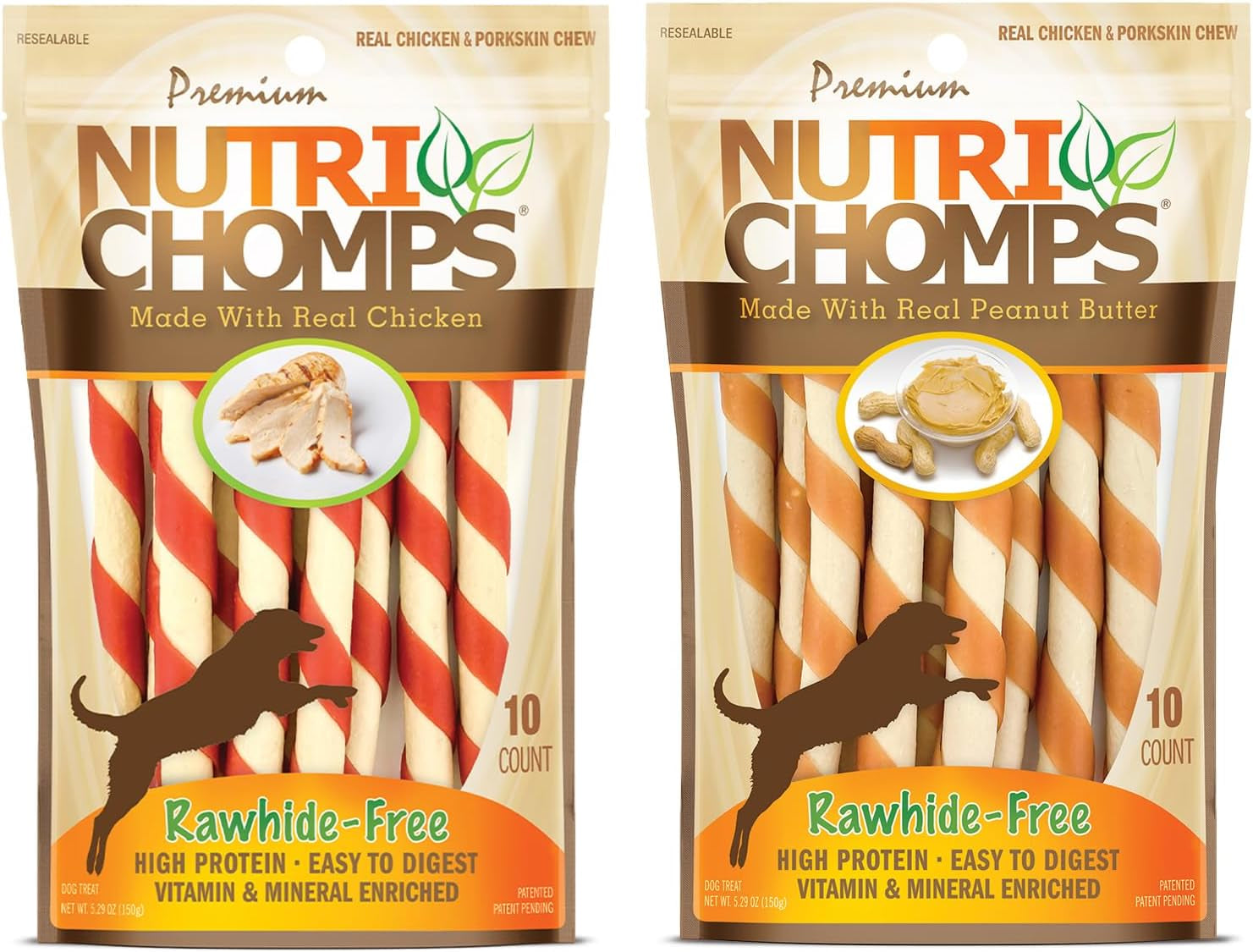 nutri-chomps-dog-chews-5-inch-twists-easy-to-digest-rawhide-free-dog-treats-15-count-real-chicken-peanut-butter-and-milk-flavors-a-rawhide-free-chew-thats-gentle-and-easy-to-digest-made-with-the-real-wholesome-ingredients-dogs-love